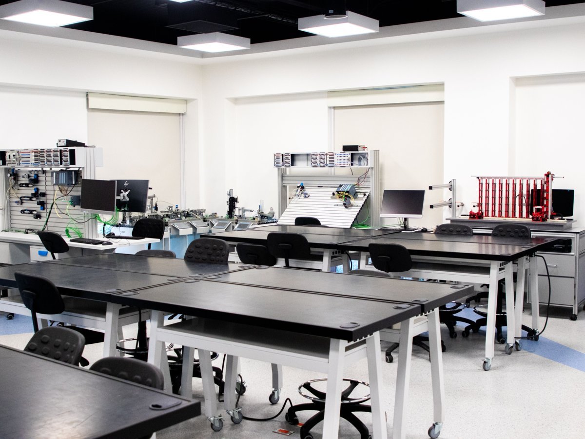 Workstations arranged for product checking