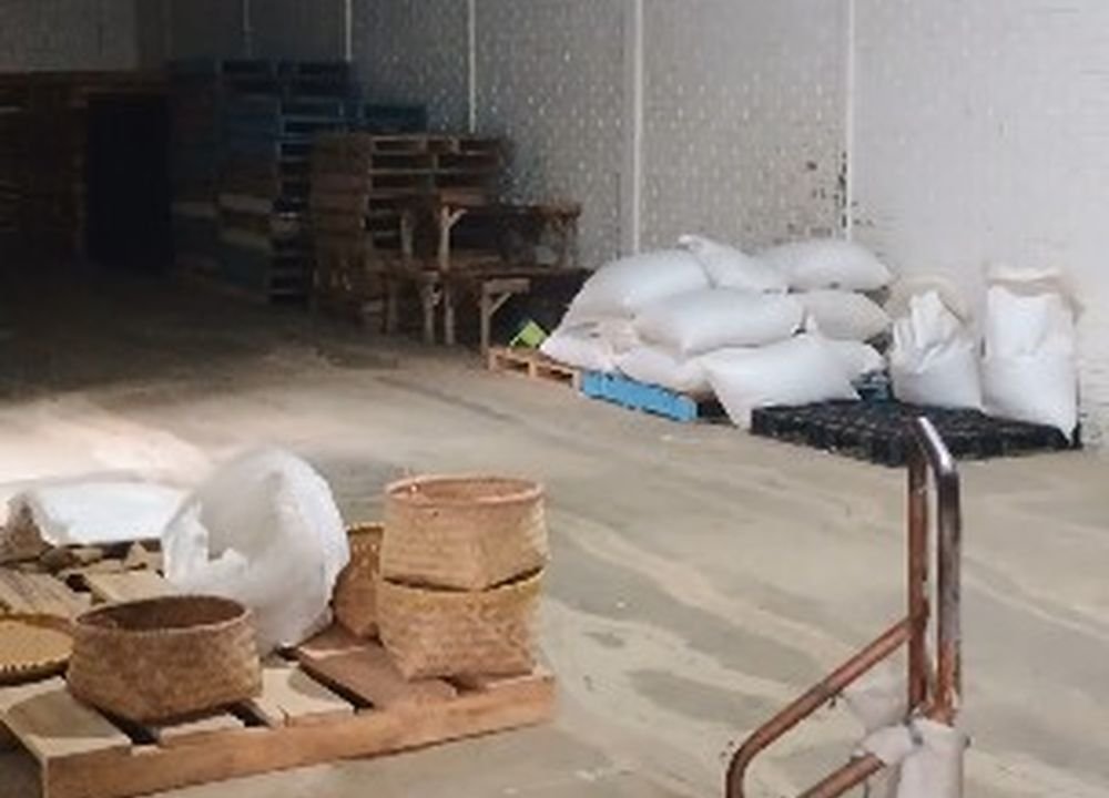 Jutesäcke mit Rohkaffee