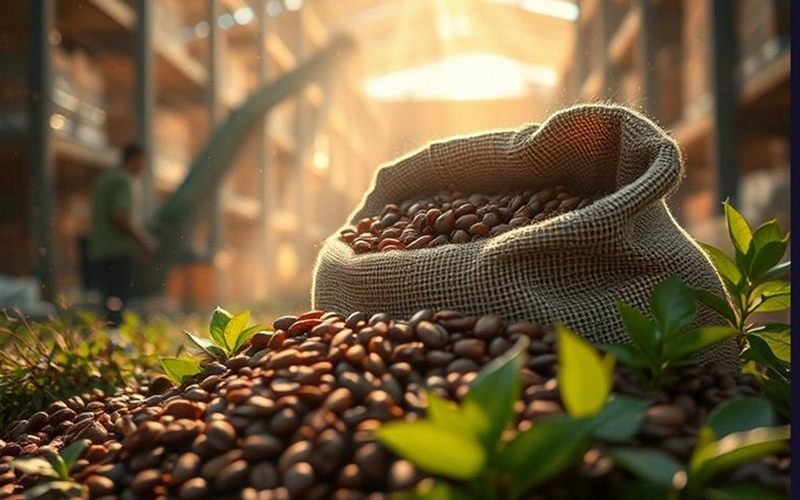 Indonesian coffee beans