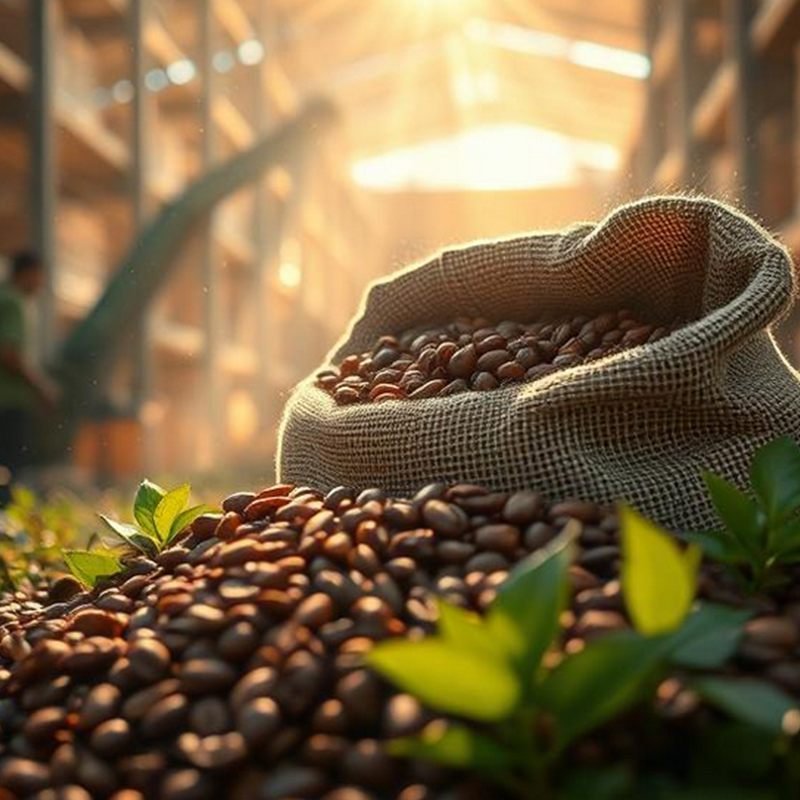 Roasted Sumatra Gayo coffee